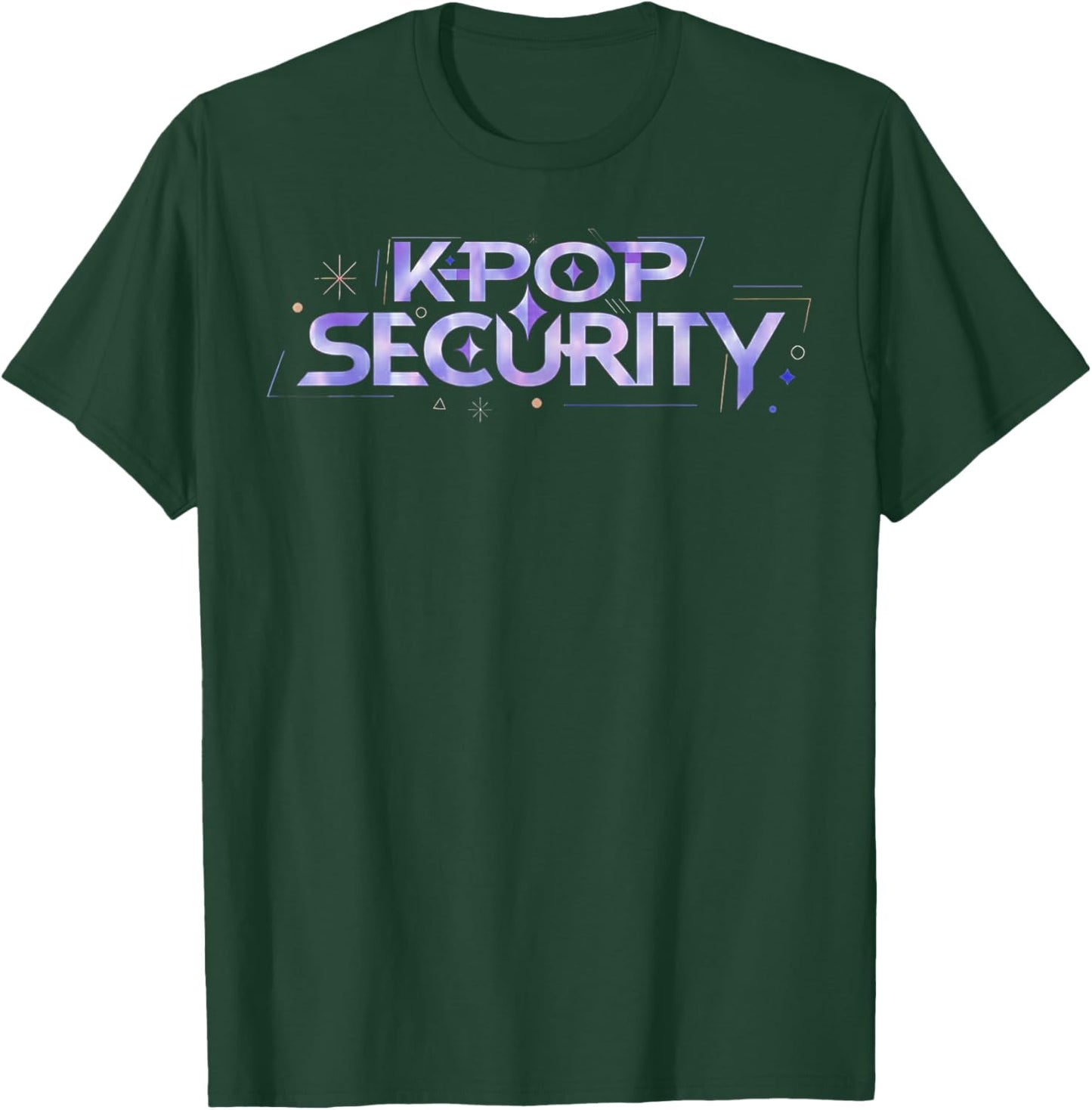 K-Pop Security Mom Dad Kids Funny Birthday Concert Staff T-Shirt - T-Shirt | Forest