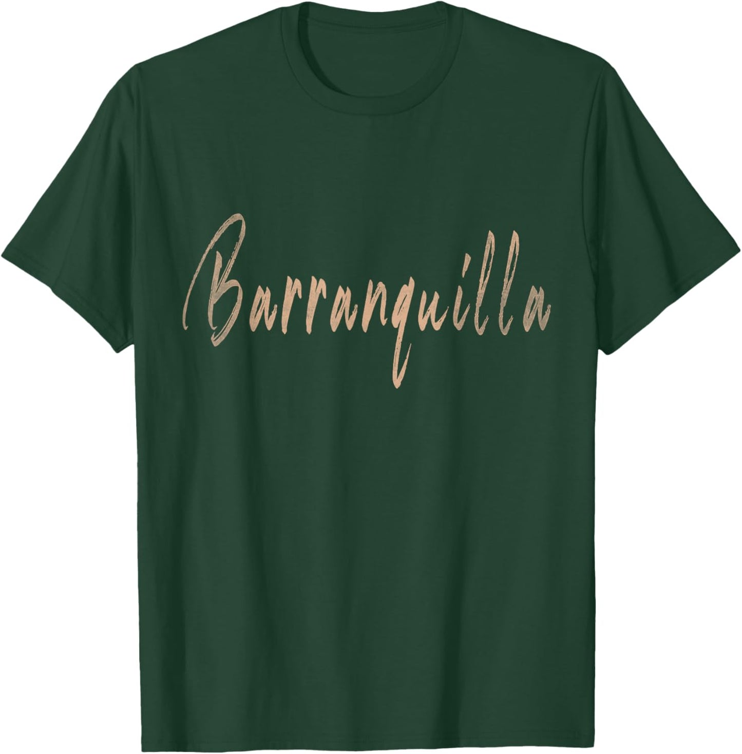 Barranquilla Colombia Vintage Elegant Design T-Shirt - T-Shirt | Forest