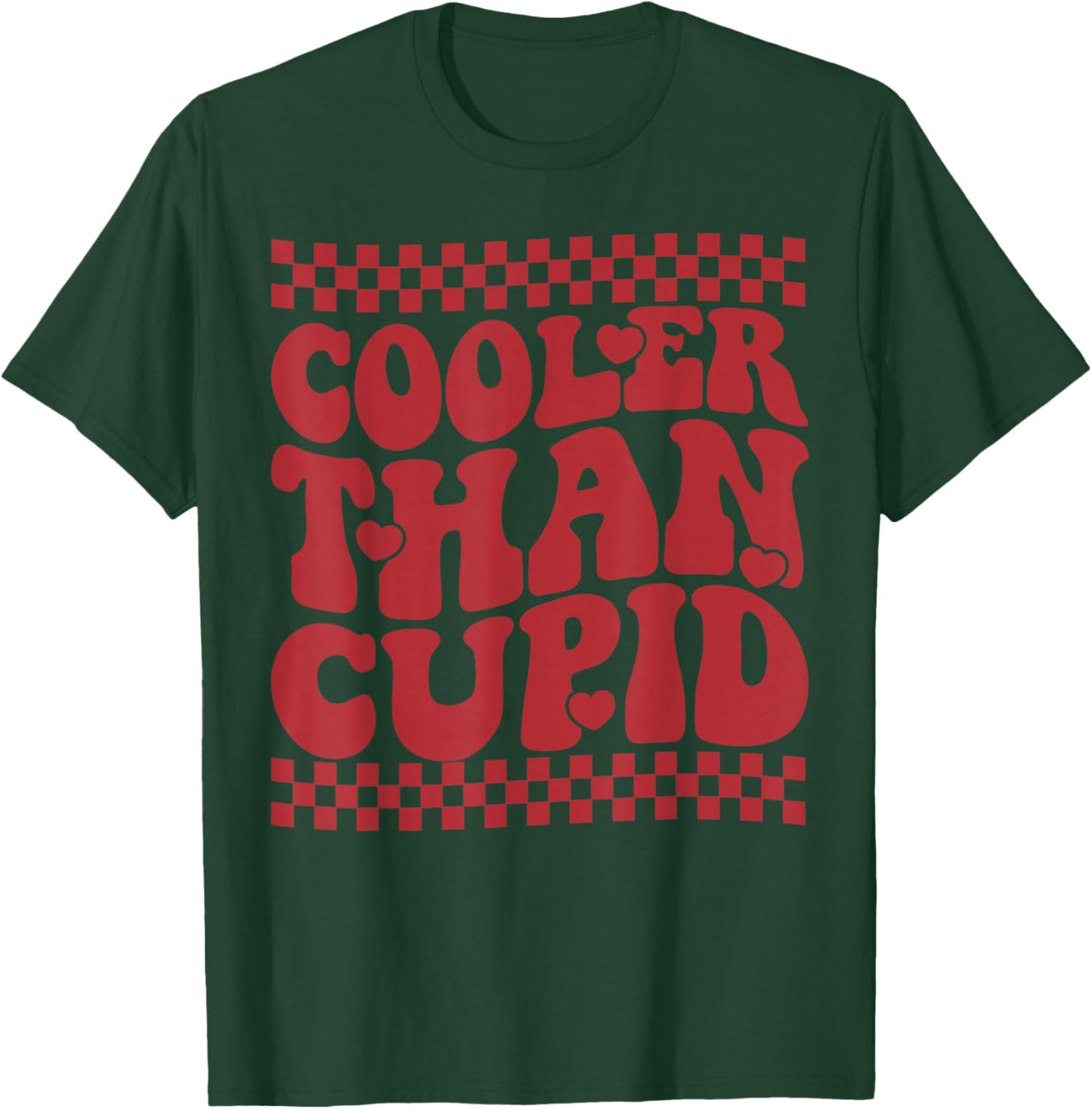 Cooler Than Cupid Cute Valentine's Day Kids Boys Girls T-Shirt - T-Shirt | Forest