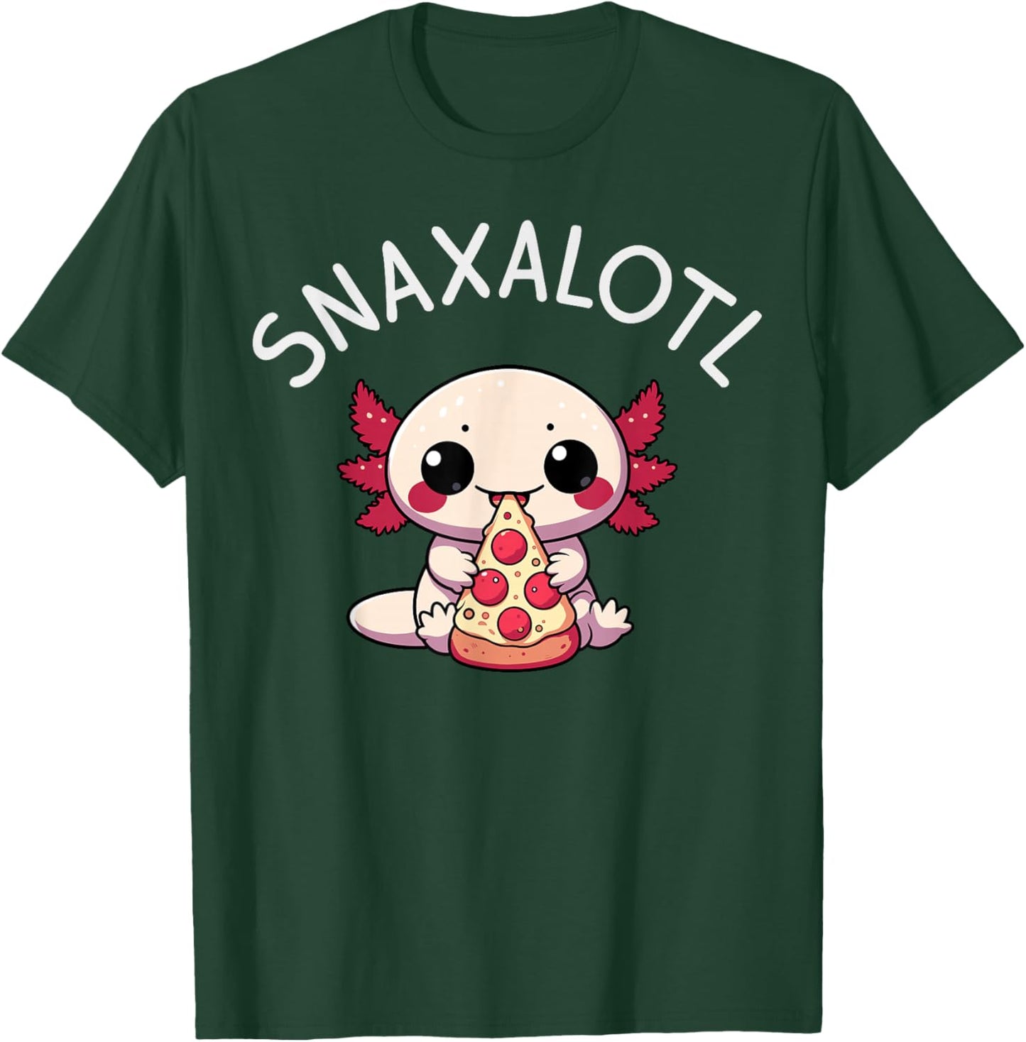 Axolotl, Kawaii T-Shirt - T-Shirt | Forest