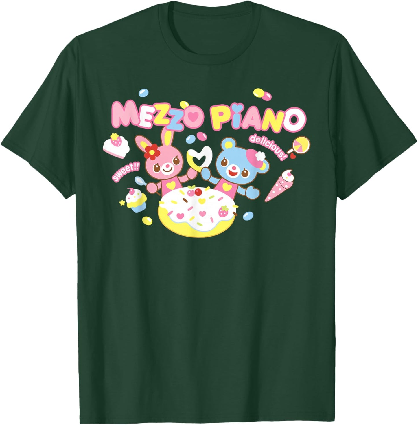 Mezzo-Piano Cute fujiko core japanesse T-Shirt - T-Shirt | Forest