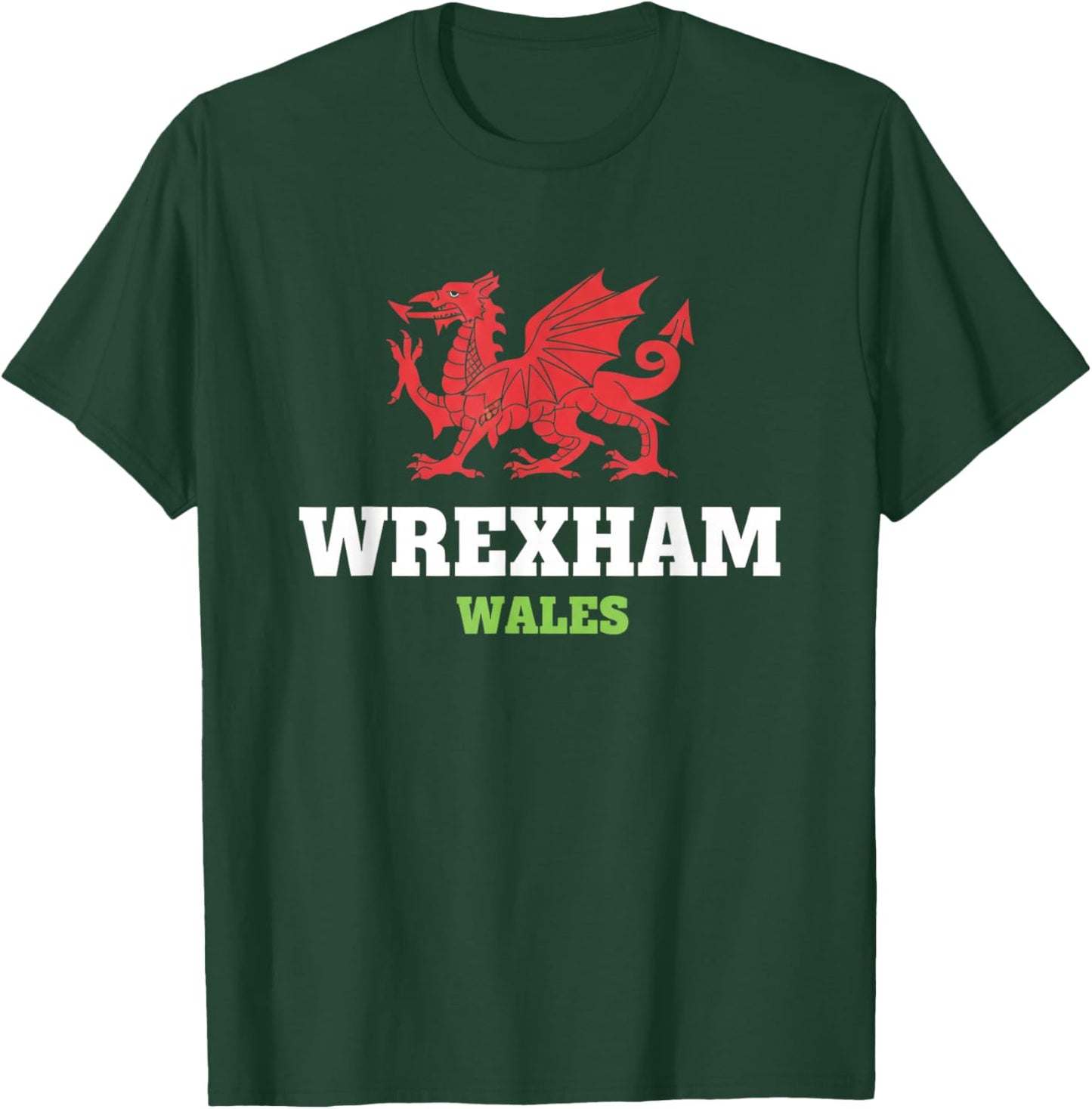 Wrexham Dragon Kids Welsh Pride T-Shirt - T-Shirt | Forest