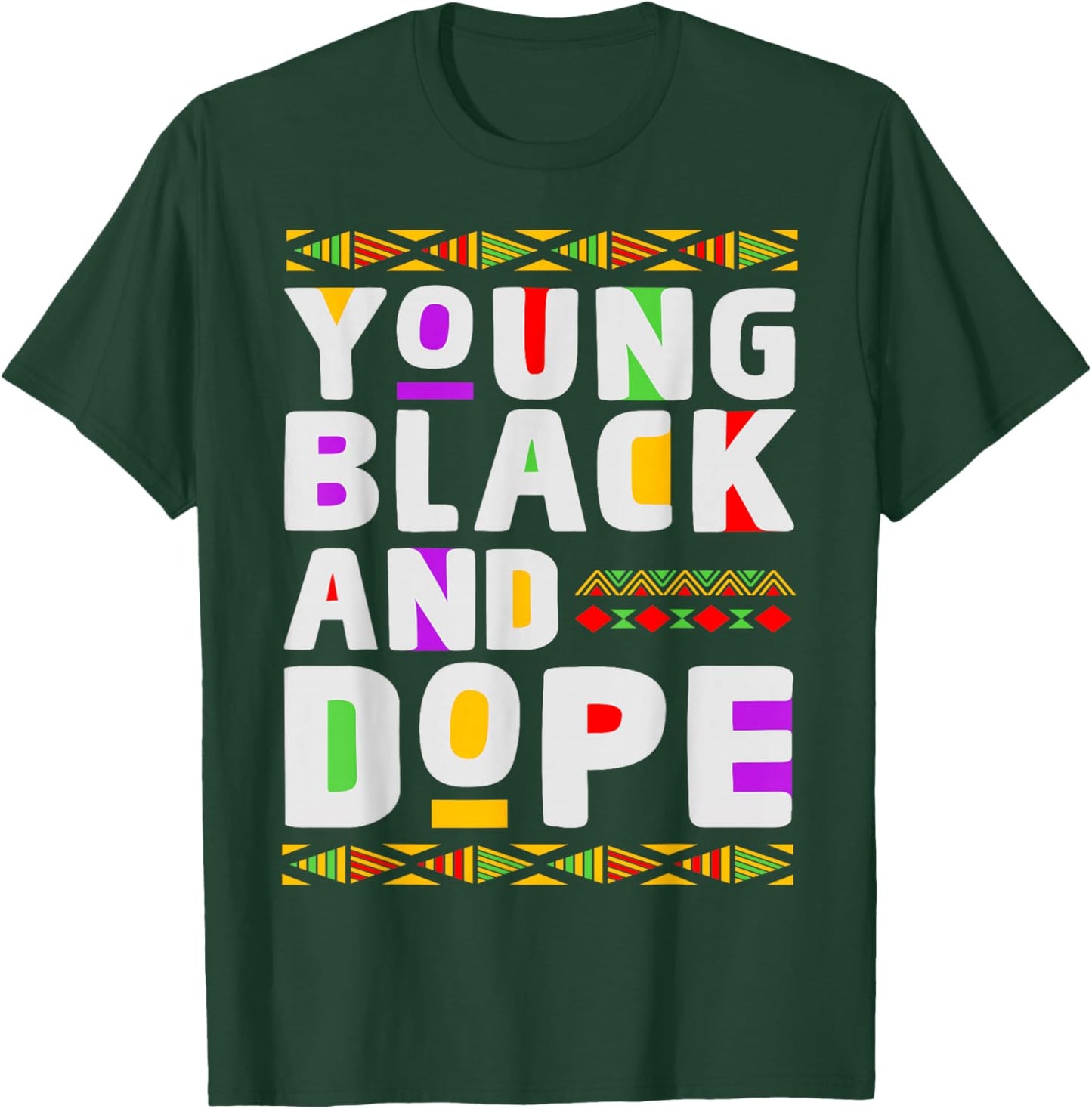 Black Pride Melanin Afro American Every Dope Queen & King T-Shirt - T-Shirt | Forest