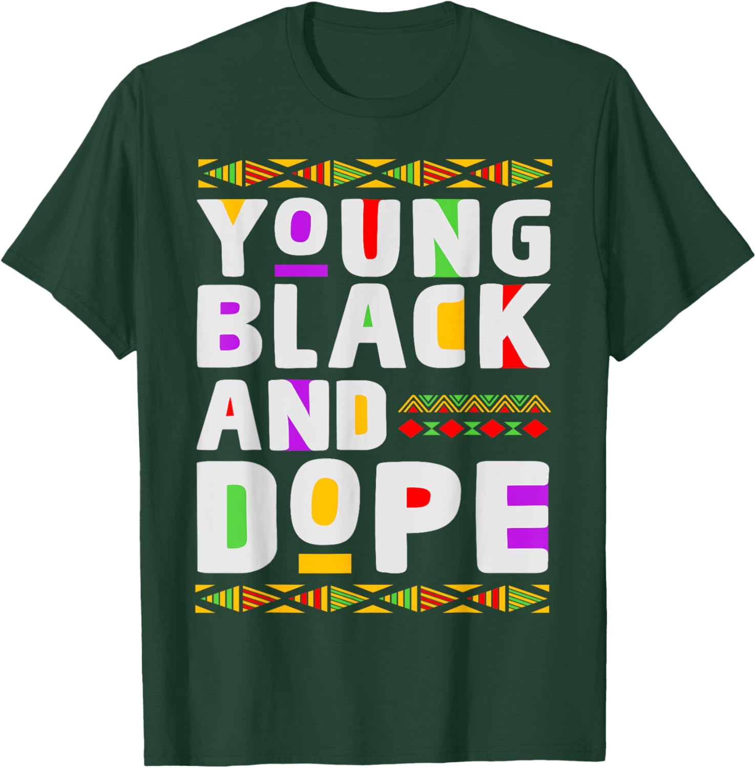 Black Pride Melanin Afro American Every Dope Queen & King T-Shirt - T-Shirt | Forest