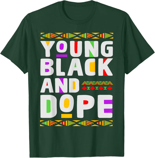 Black Pride Melanin Afro American Every Dope Queen & King T-Shirt - T-Shirt | Forest