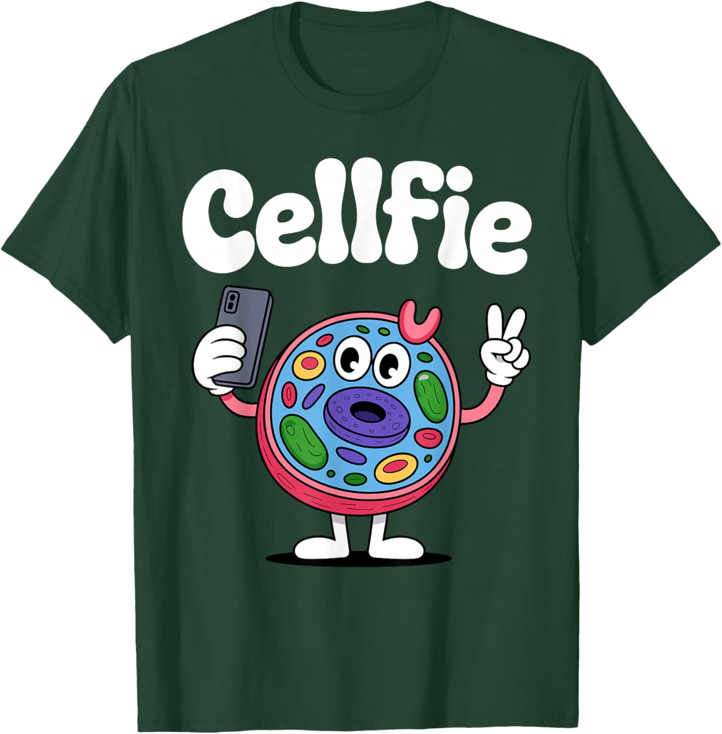 Funny Biology Art Women Biologist Biology Teacher T-Shirt - T-Shirt | Forest