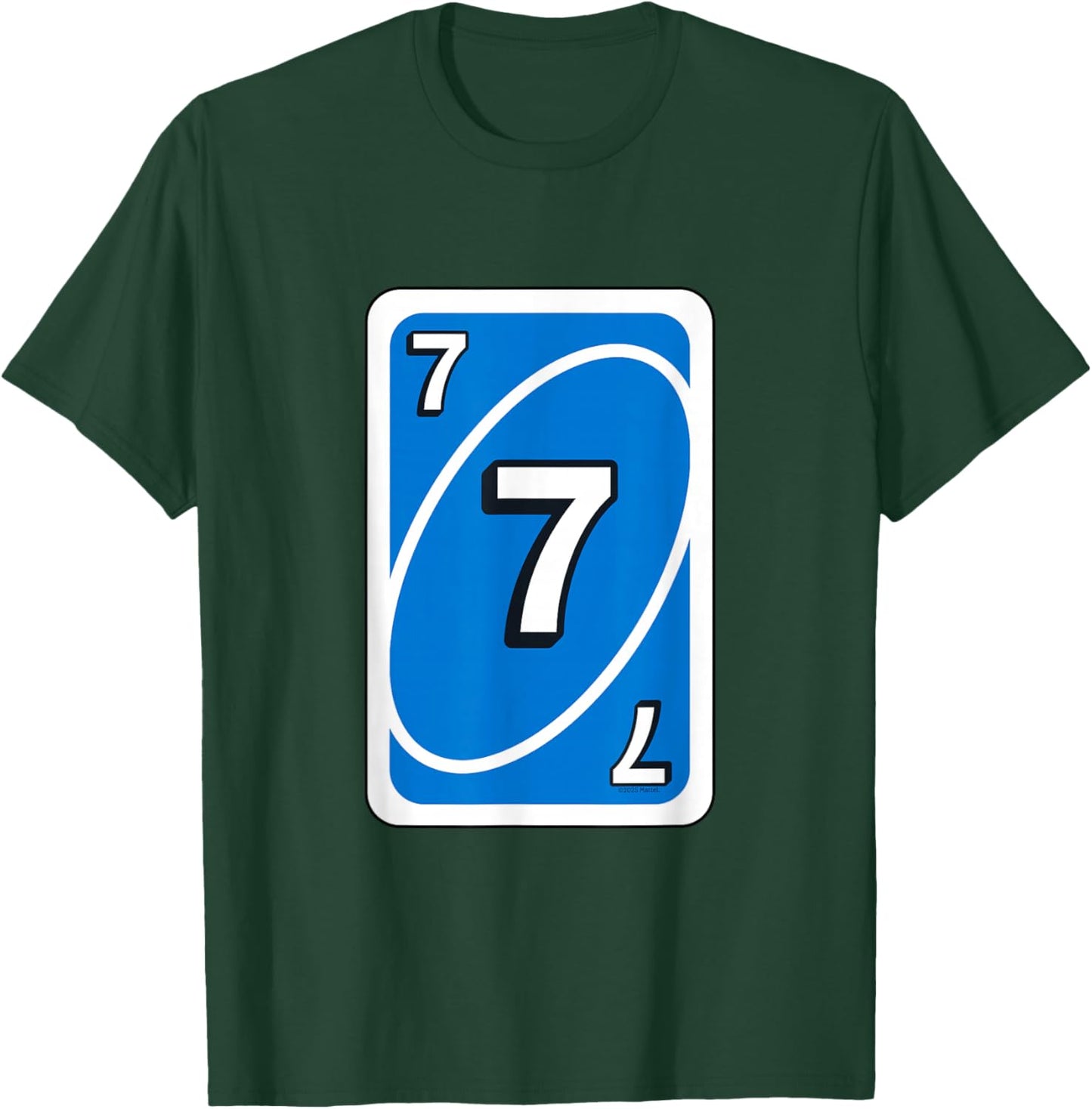 UNO Halloween Blue 7" Card T-Shirt - T-Shirt | Forest