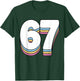 Funny 6 7 Meme Six Seven Gen Alpha Slang 67 T-Shirt - T-Shirt | Forest