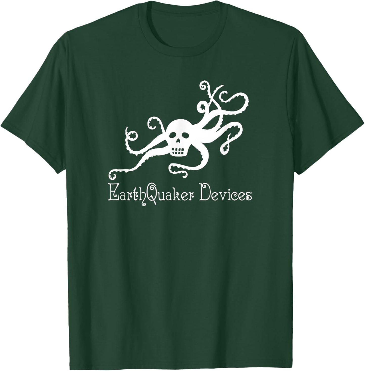 EarthQuaker Devices Octoskull T-Shirt - T-Shirt | Forest