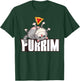 Funny Purrim Cat & Hamantash Jewish Holidays Happy Purim T-Shirt - T-Shirt | Forest