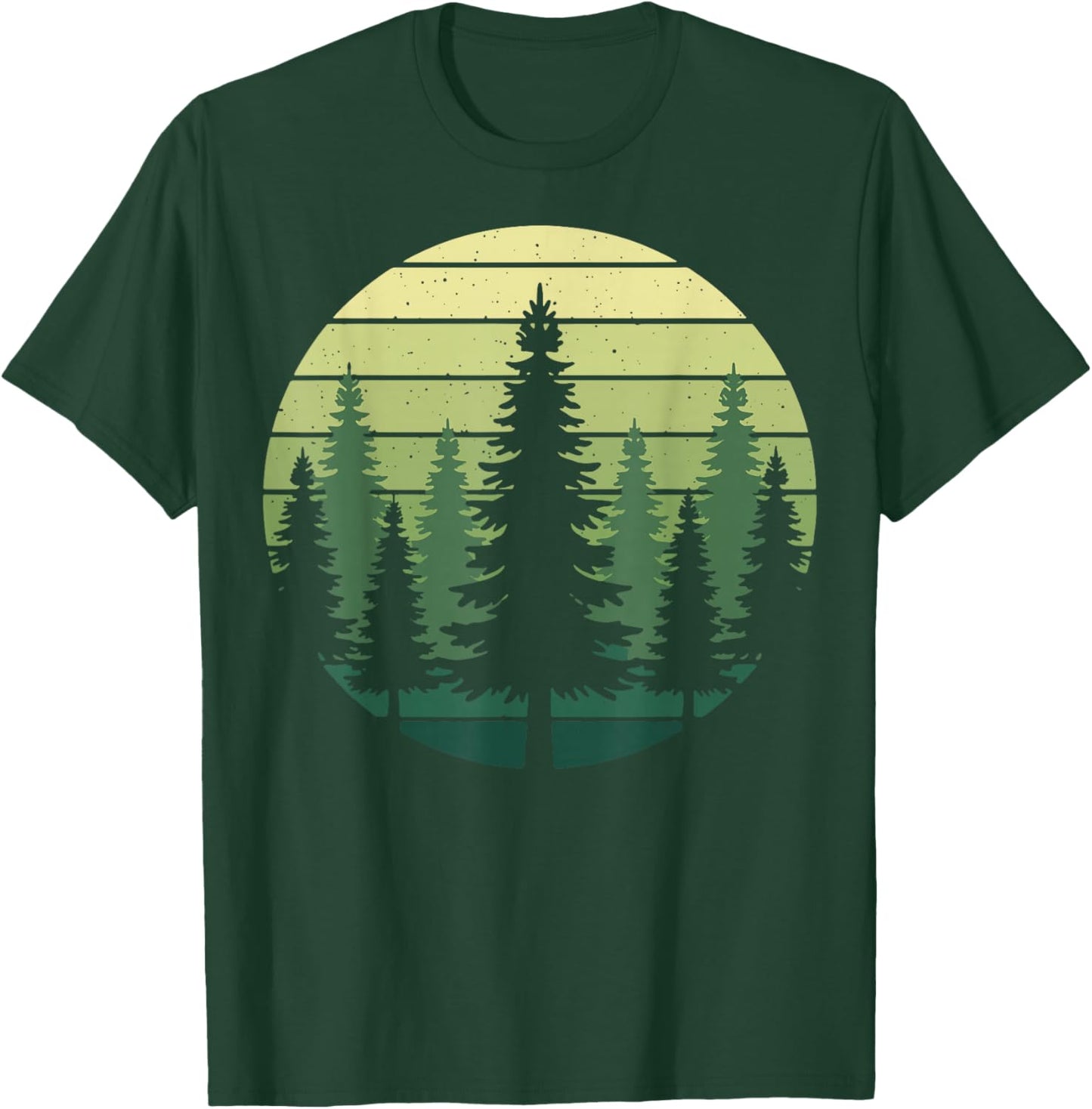 Forest Retro Nature Wildlife Outdoor T-Shirt - T-Shirt | Forest