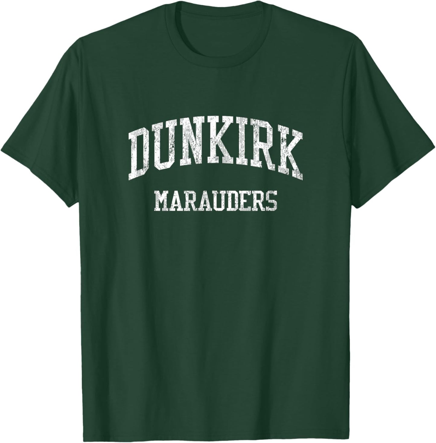 Dunkirk High School HS Dunkirk NY Vintage Sports T-Shirt - T-Shirt | Forest