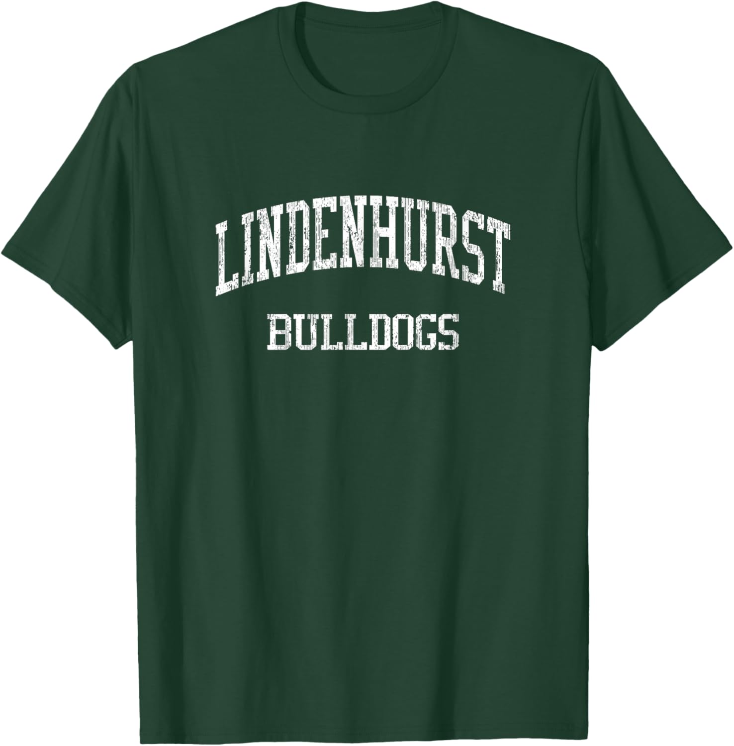 Lindenhurst High School HS Lindenhurst NY Vintage Sports T-Shirt - T-Shirt | Forest
