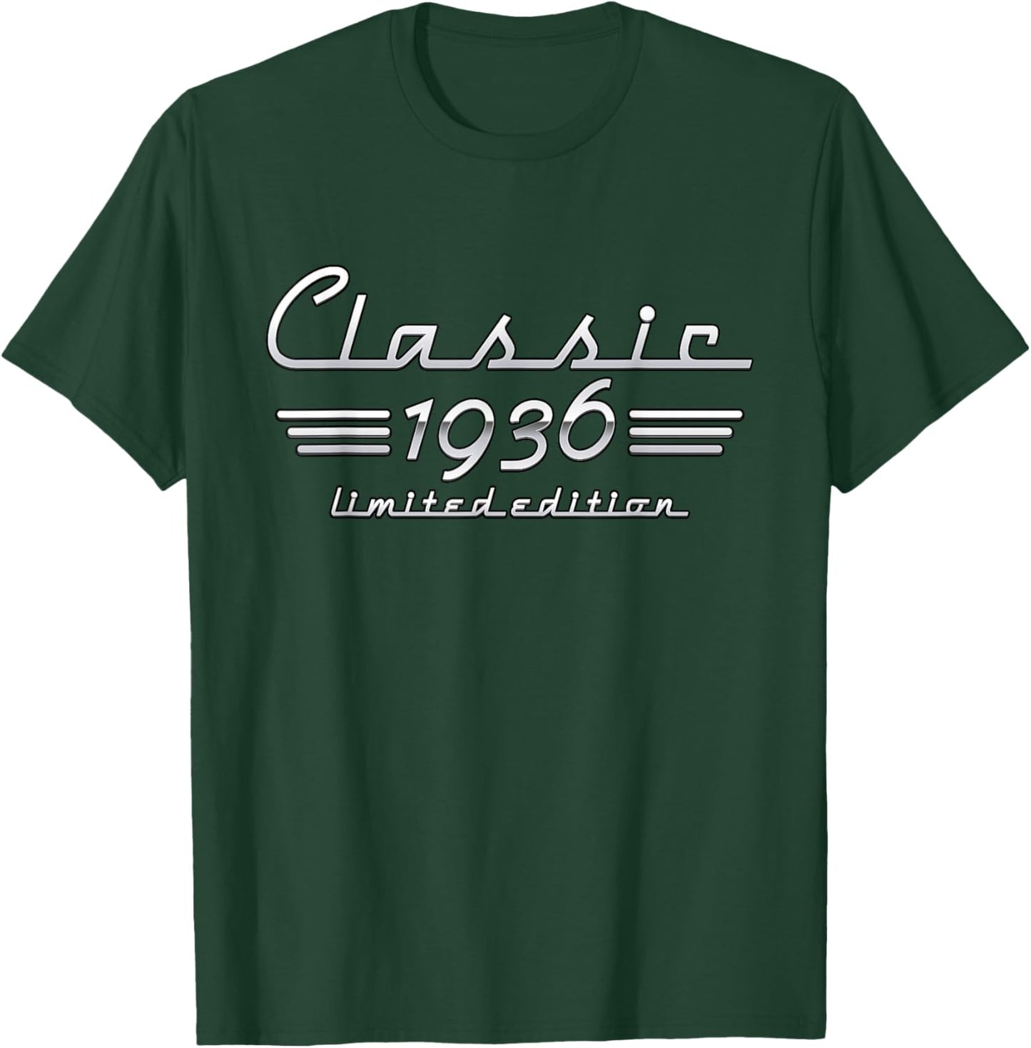 90 Year Old Gift Classic 1936 Limited Edition 90th Birthday T-Shirt - T-Shirt | Forest