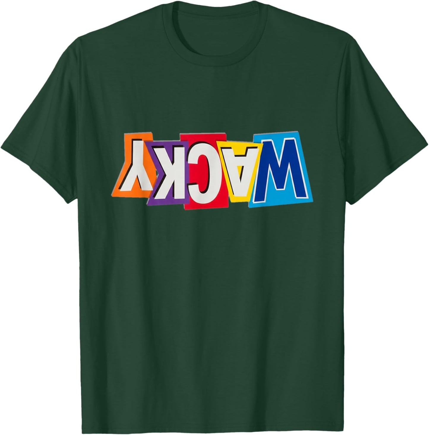 Wacky Mismatched Day Clothes T-Shirt - T-Shirt | Forest