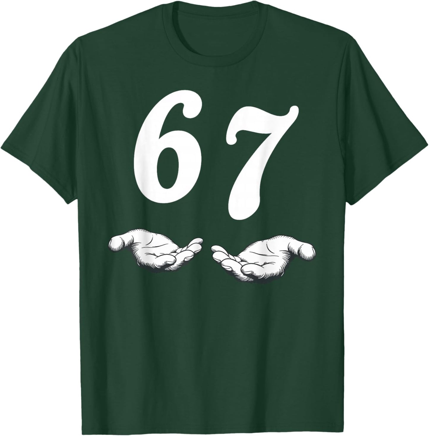 Six Seven 6 7 Meme T-Shirt - T-Shirt | Forest