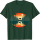 Majestic Horse Forest Silhouette Sunset Nature Reflection T-Shirt - T-Shirt | Forest