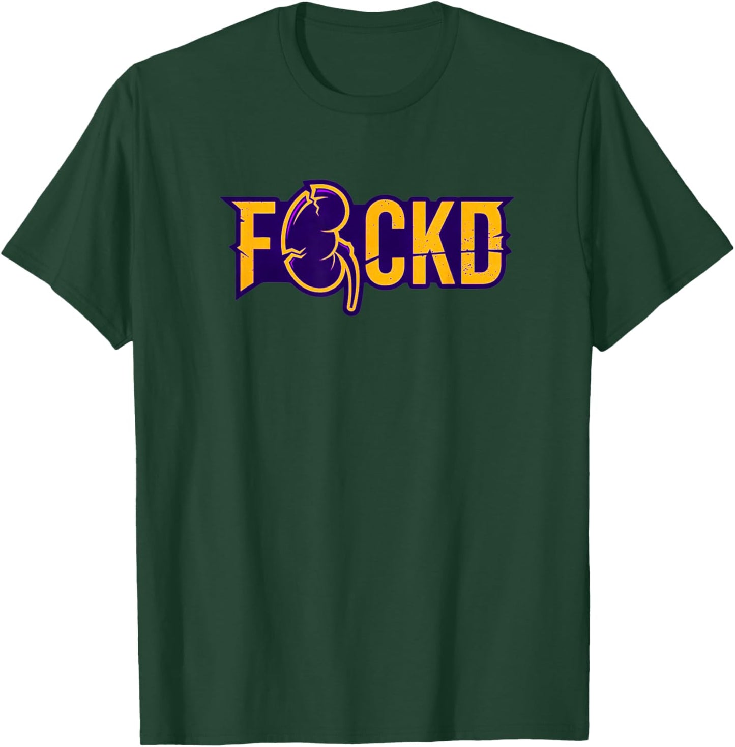F CKD (Screw Kidney Disease) T-Shirt - T-Shirt | Forest