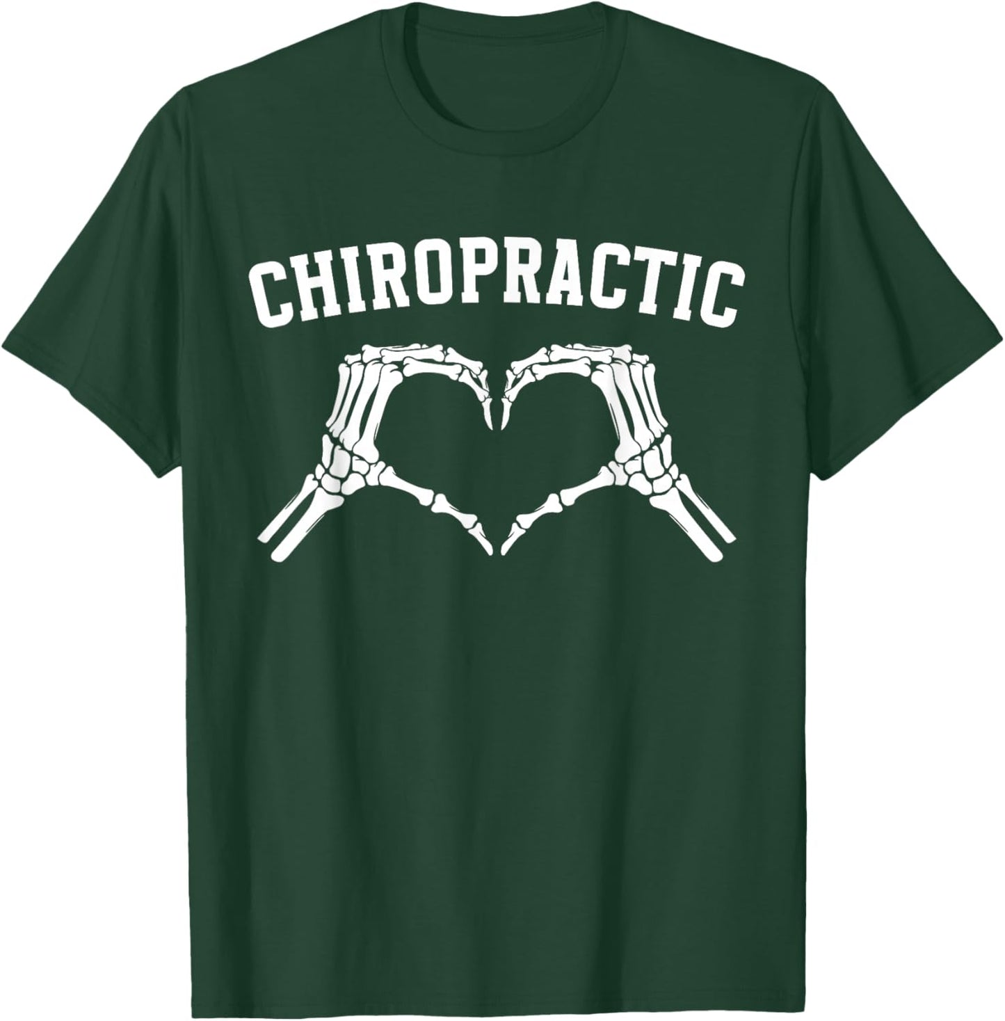 Chiropractic Heart Chiropractor Appreciation T-Shirt - T-Shirt | Forest