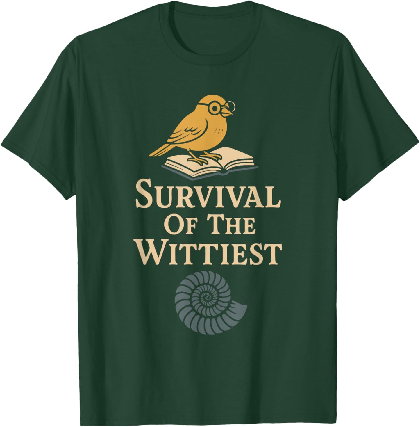 Charles Darwin Gift Natural Selection Science Quote T-Shirt - T-Shirt | Forest