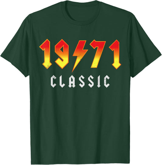 Classic 55 Birthday Decorations Men 55yr 1971 55th Birthday T-Shirt - T-Shirt | Forest