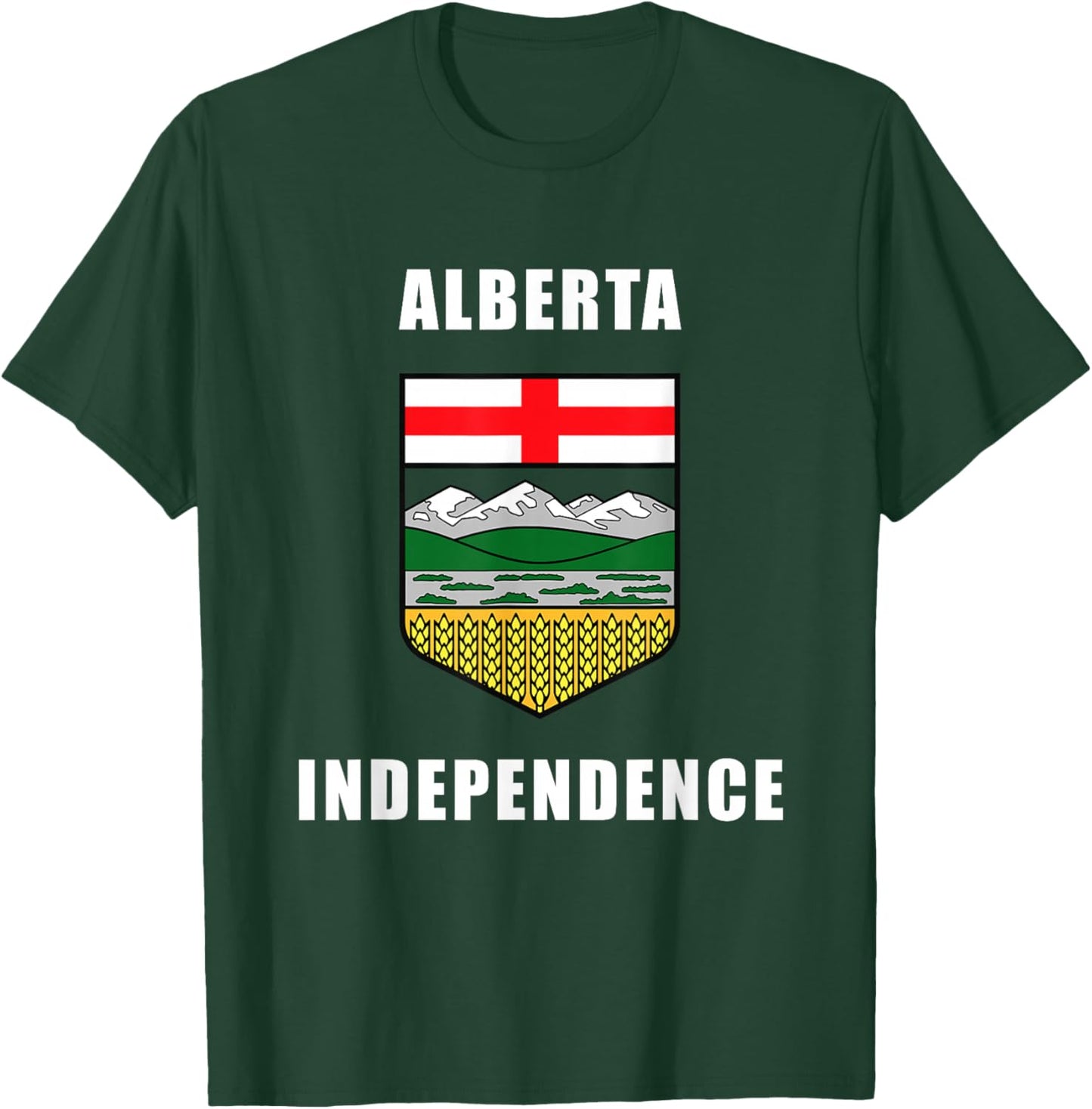Alberta Independence – Coat of Arms Canada 2026 (Blue) T-Shirt - T-Shirt | Forest