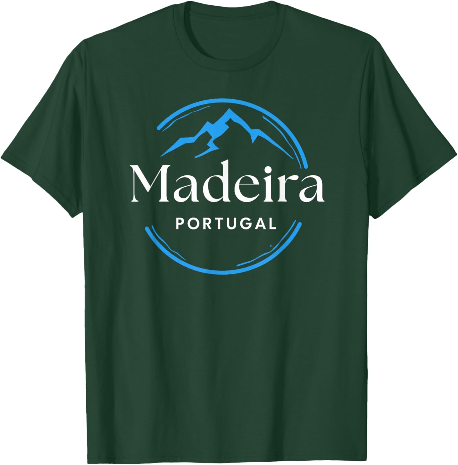 Madeira Portugal Vintage Retro Souvenirs Mountains T-Shirt - T-Shirt | Forest