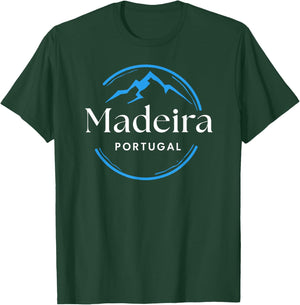 Madeira Portugal Vintage Retro Souvenirs Mountains T-Shirt - T-Shirt | Forest