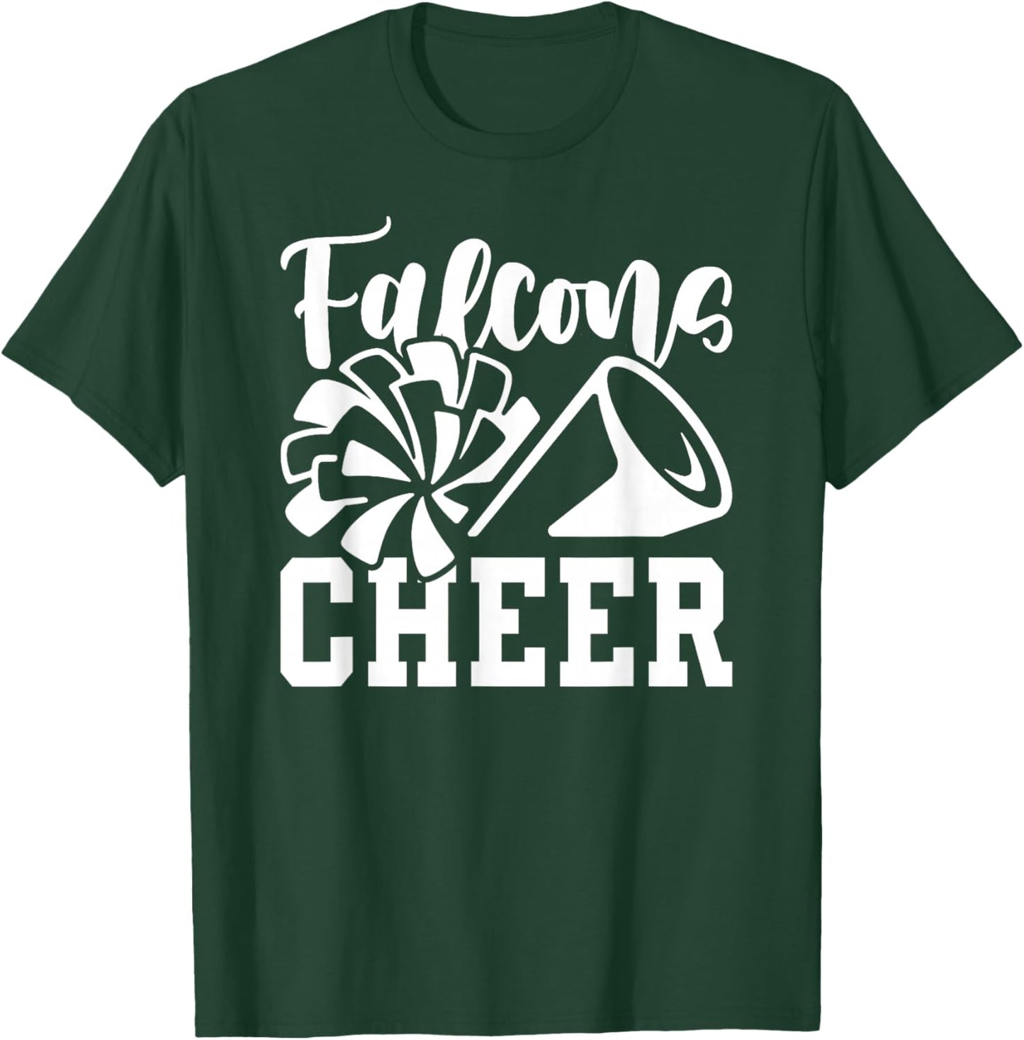 Cheer Falcons Back to School Spirit T-Shirt - T-Shirt | Forest