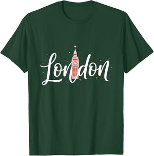 London UK Travel London Souvenir T-Shirt - T-Shirt | Forest