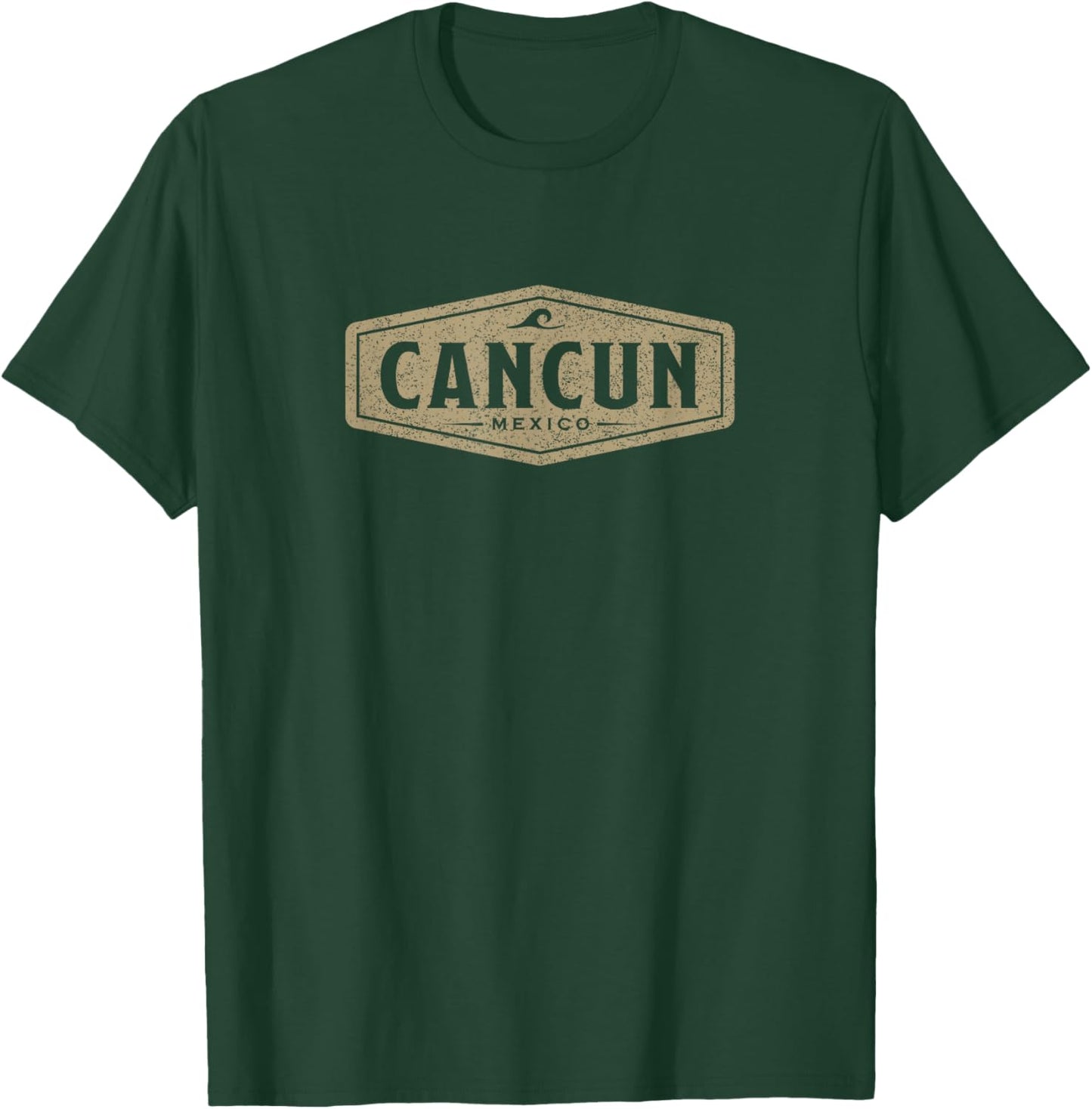 Cancun Mexico Souvenir Retro Beach Vintage T-Shirt - T-Shirt | Forest