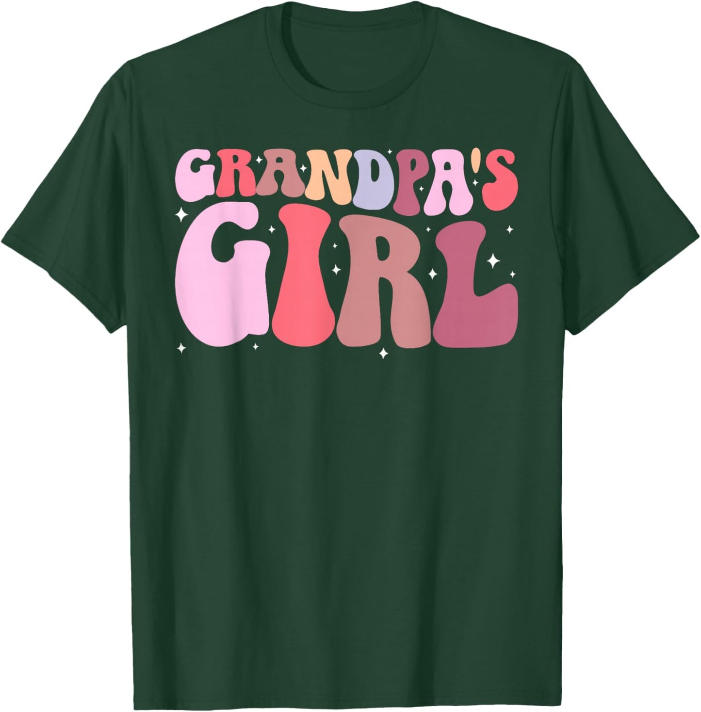 Grandpa's Girl from Grandpa to Granddaughter T-Shirt - T-Shirt | Forest