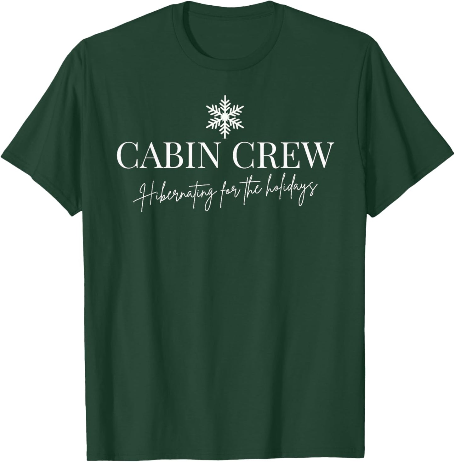 Cabin Crew Christmas pjs Family Christmas Pajamas T-Shirt - T-Shirt | Forest