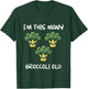 I'm This Many Broccoli Old, Broccoli 3rd Birthday 3 Years T-Shirt - T-Shirt | Forest