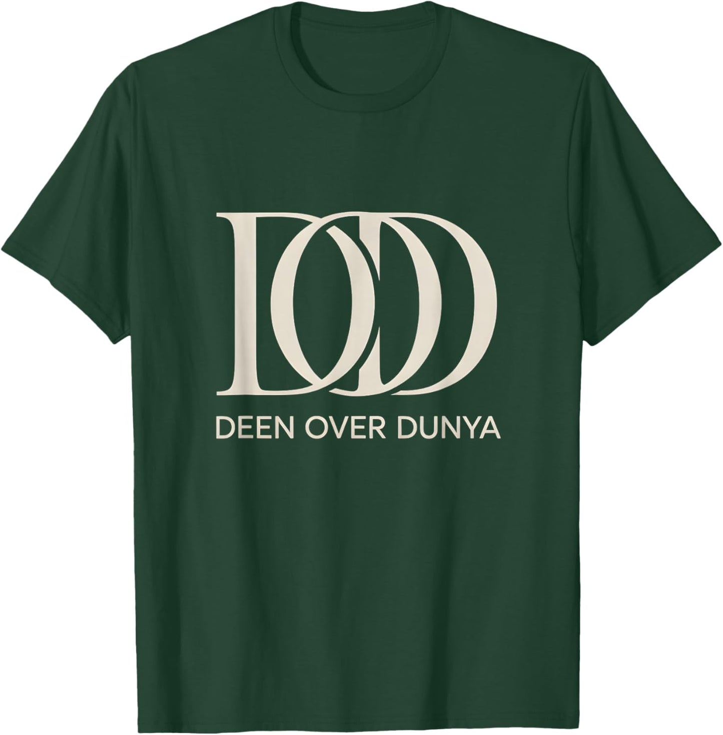 Deen Over Dunya Strong Muslimah Islam Hijab Muslim Men Woman T-Shirt - T-Shirt | Forest
