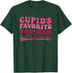 Cupid's Favorite Dog Mom Valentine's Day Fur Mama Retro T-Shirt - T-Shirt | Forest