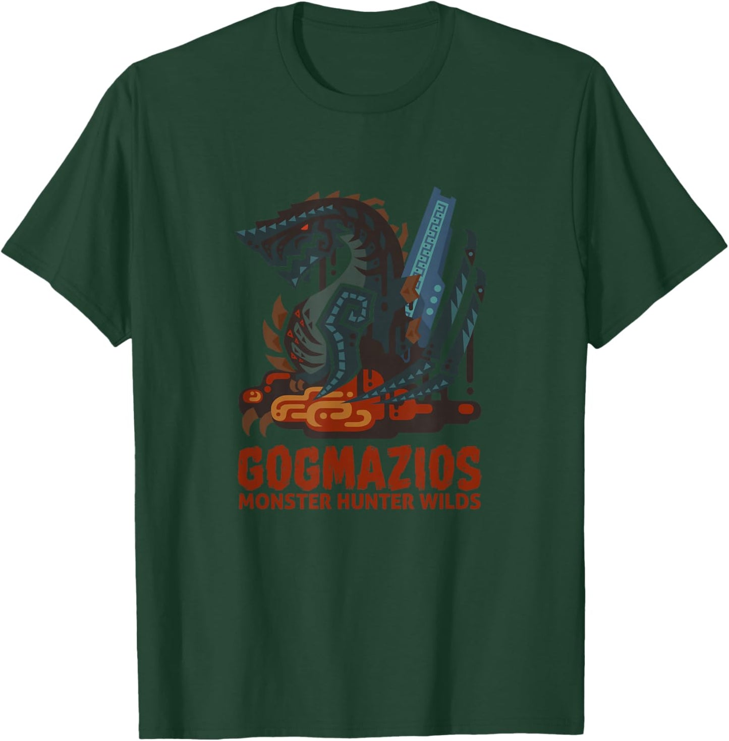 Monster Hunter Wilds Gogmazios Icon FP T-Shirt - T-Shirt | Forest