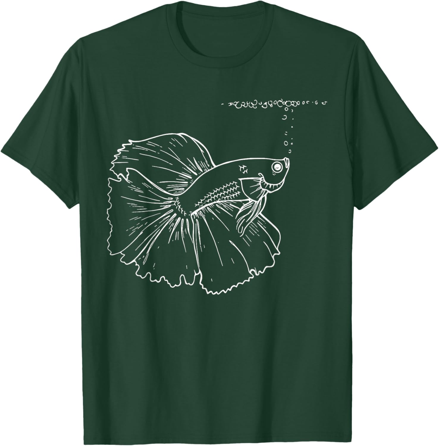 Aquarium Owner Siamese Fighting Fish Lover Betta Fish T-Shirt - T-Shirt | Forest