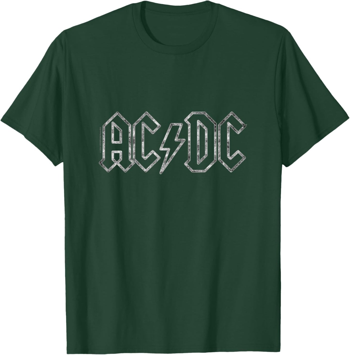 Official AC/DC Women Girls Rock n Roll Christmas T-Shirt - T-Shirt | Forest