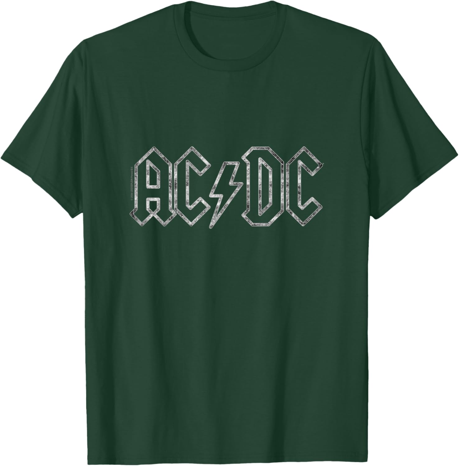 Official AC/DC Women Girls Rock n Roll Christmas T-Shirt - T-Shirt | Forest