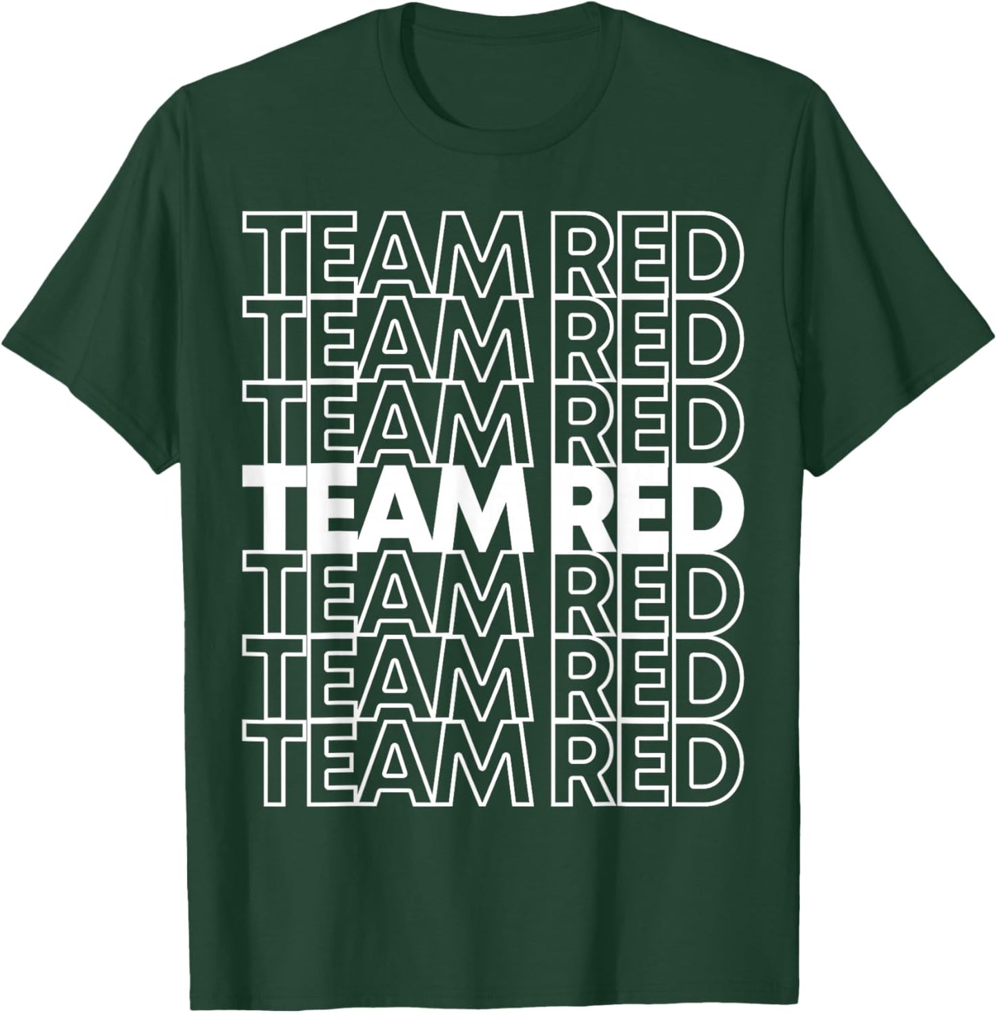 Team Red School Spirit T-Shirt - T-Shirt | Forest
