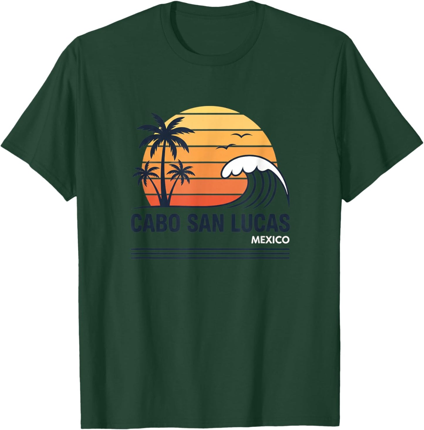 Cabo San Lucas Mexico Beach Sunset Kids Surf Travel Souvenir T-Shirt - T-Shirt | Forest
