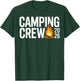 Family Camping Crew 2026 Outdoor Camper Group Matching T-Shirt - T-Shirt | Forest
