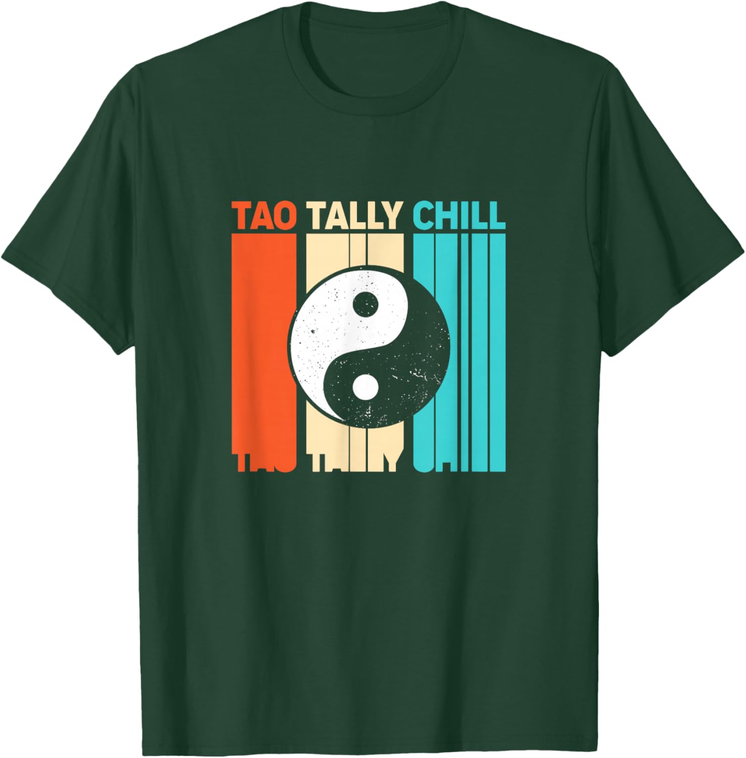 Retro Daoism Taoism Tao Totally Chill Yin Yang T-Shirt - T-Shirt | Forest