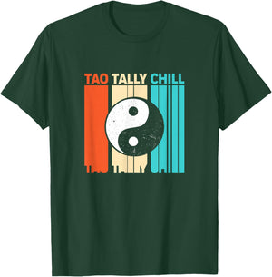 Retro Daoism Taoism Tao Totally Chill Yin Yang T-Shirt - T-Shirt | Forest
