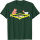 Funny Crime Scene Bacon Egg Pig Chicken Food Thanksgiving T-Shirt - T-Shirt | Forest
