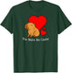 Capybara Valentine's Day Pun Make Me Cappy T-Shirt - T-Shirt | Forest
