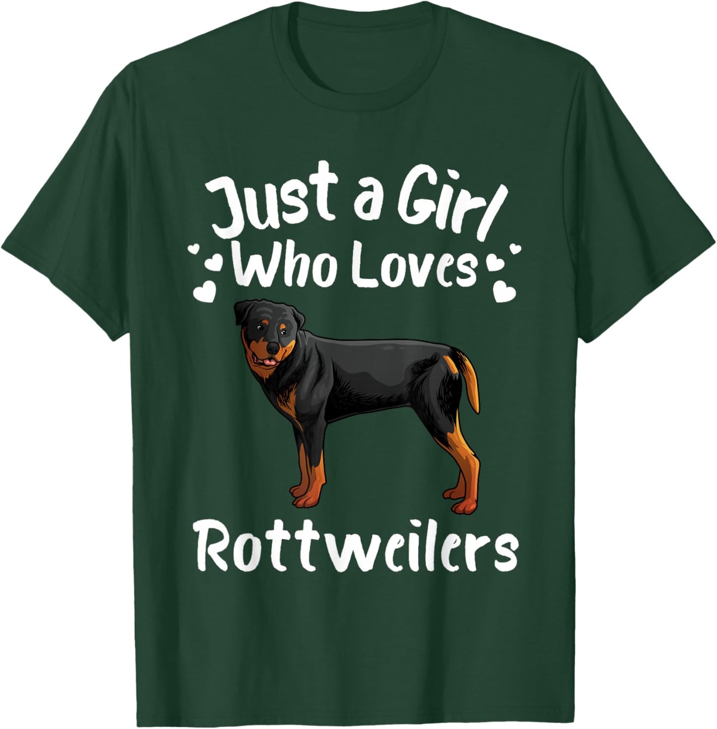 Best Rottweiler Design Girls Rottie Dog Rottweiler T-Shirt - T-Shirt | Forest