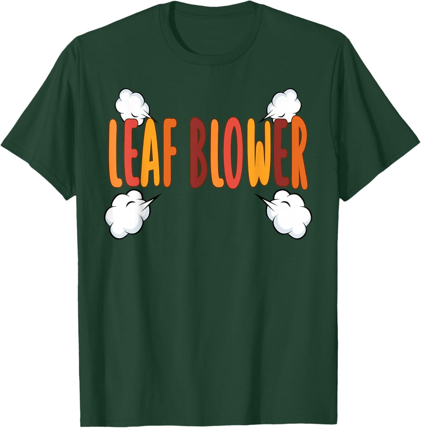 Funny Leaf Blower Fall Costume Halloween Couple Matching T-Shirt - T-Shirt | Forest