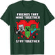 Minecraft Friends That Mine Together Valentine T-Shirt - T-Shirt | Forest